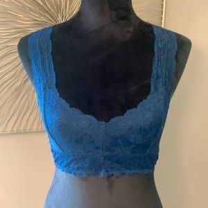 Anemone navy bralette.